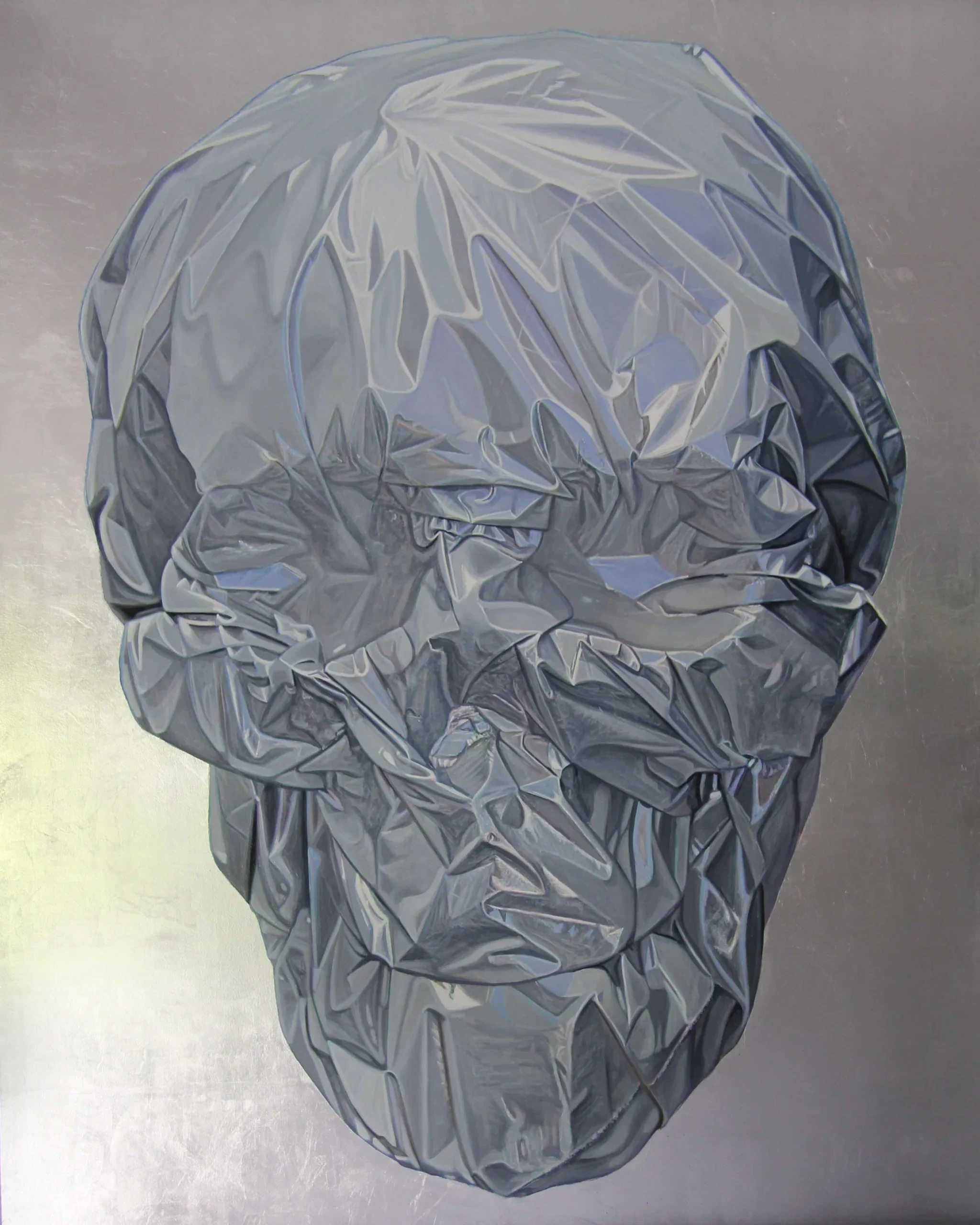 White Metallic Skull by Gordon Harris
